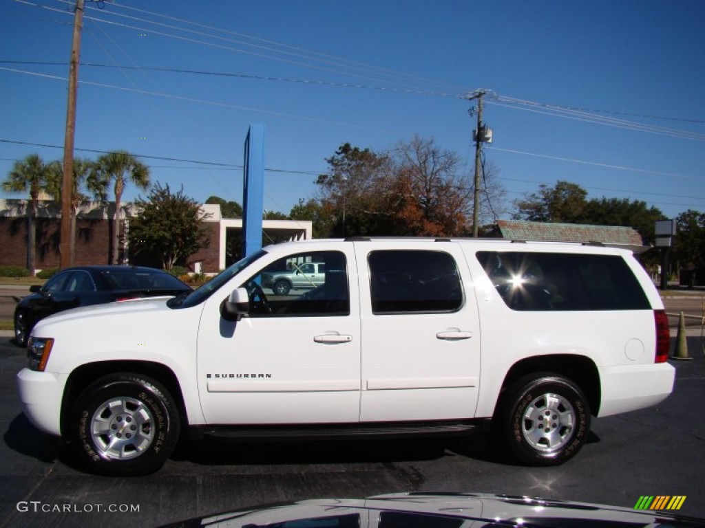 Summit White 2007 Chevrolet Suburban 1500 LT Exterior Photo #56416489