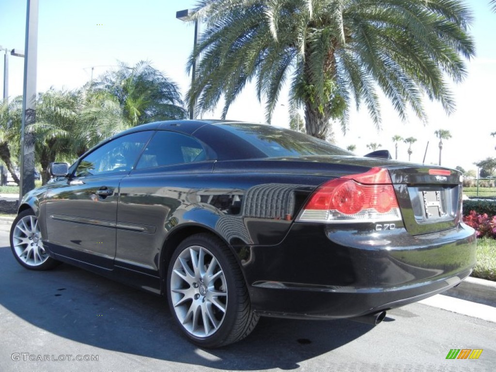 Solid Black 2007 Volvo C70 T5 Convertible Exterior Photo #56416669