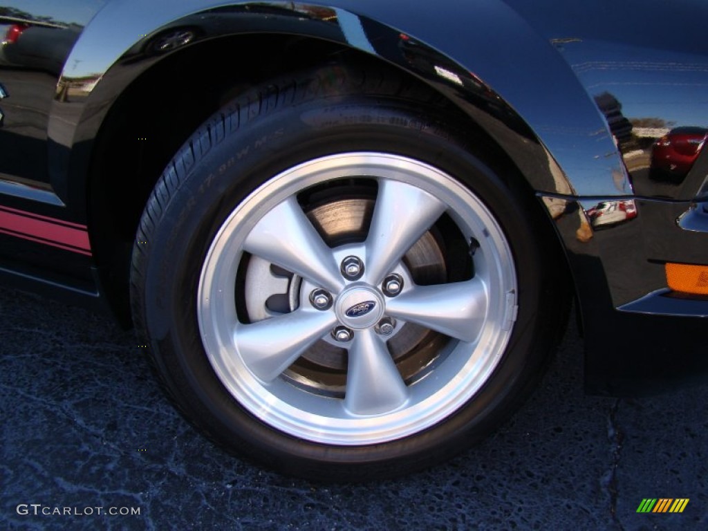 2009 Mustang V6 Premium Convertible - Black / Dark Charcoal photo #27