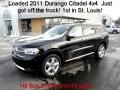 2011 Brilliant Black Crystal Pearl Dodge Durango Citadel 4x4  photo #1