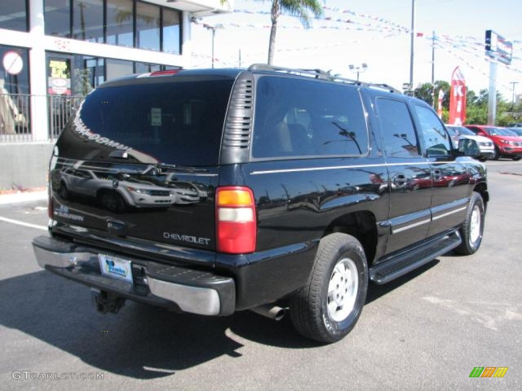 2001 Suburban 1500 LT - Onyx Black / Tan photo #9