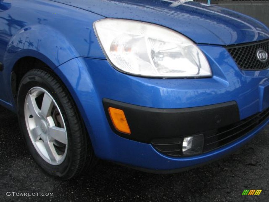 2006 Rio Rio5 SX Hatchback - Sapphire Blue / Gray photo #2
