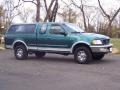 Pacific Green Pearl Metallic - F250 Lariat Extended Cab 4x4 Photo No. 2