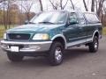 Pacific Green Pearl Metallic 1997 Ford F250 Lariat Extended Cab 4x4 Exterior