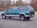 1997 Pacific Green Pearl Metallic Ford F250 Lariat Extended Cab 4x4  photo #12