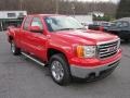 2012 Fire Red GMC Sierra 1500 SLT Z71 Extended Cab 4x4  photo #1