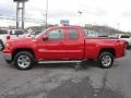 2012 Fire Red GMC Sierra 1500 SLT Z71 Extended Cab 4x4  photo #4