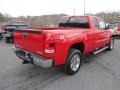 2012 Fire Red GMC Sierra 1500 SLT Z71 Extended Cab 4x4  photo #7