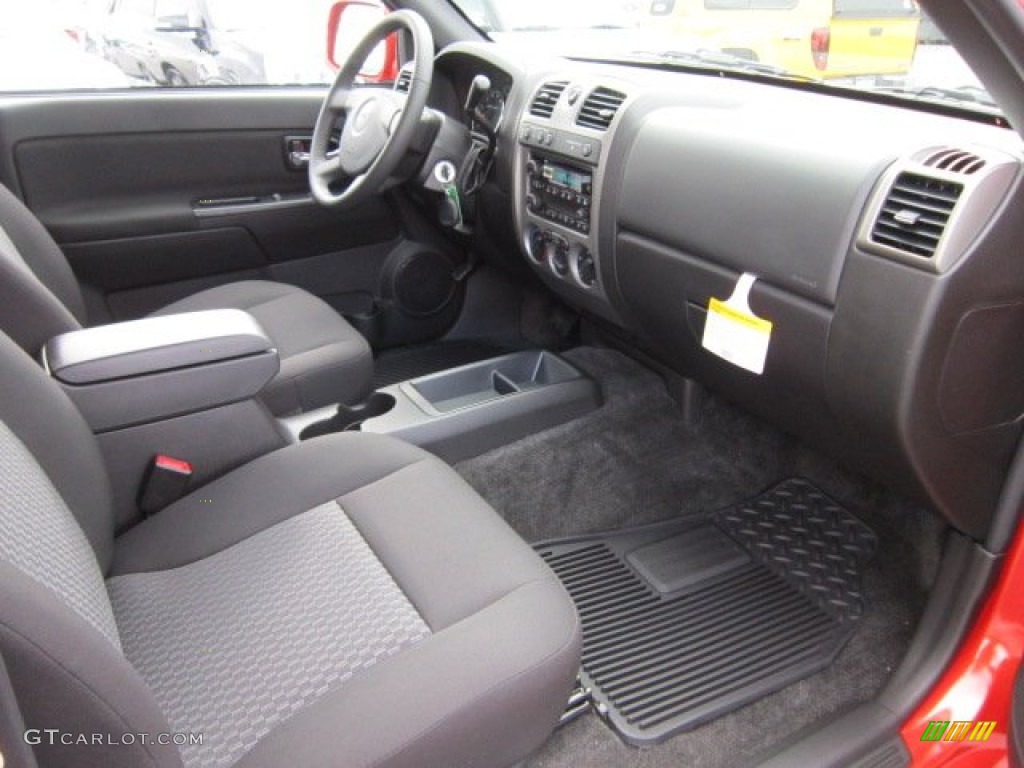 Ebony Interior 2012 GMC Canyon SLE Extended Cab 4x4 Photo #56420773