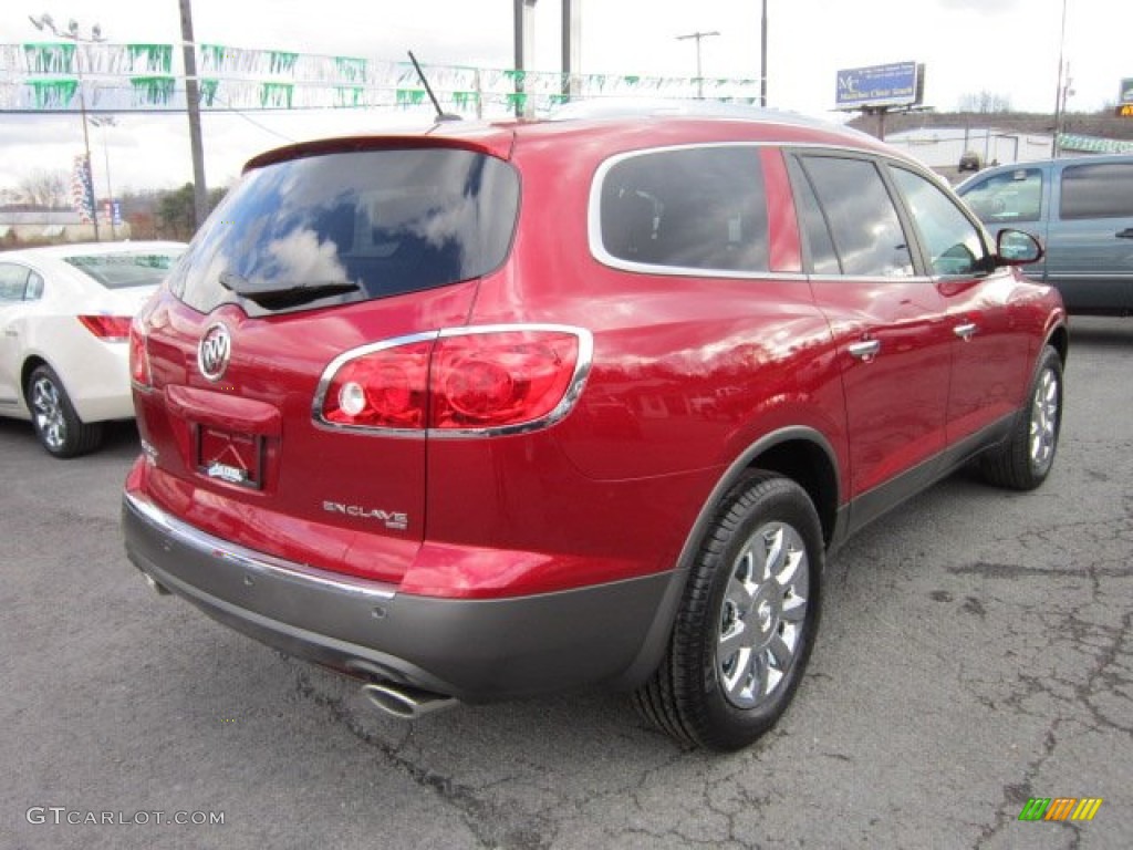 2012 Enclave AWD - Crystal Red Tintcoat / Titanium photo #7