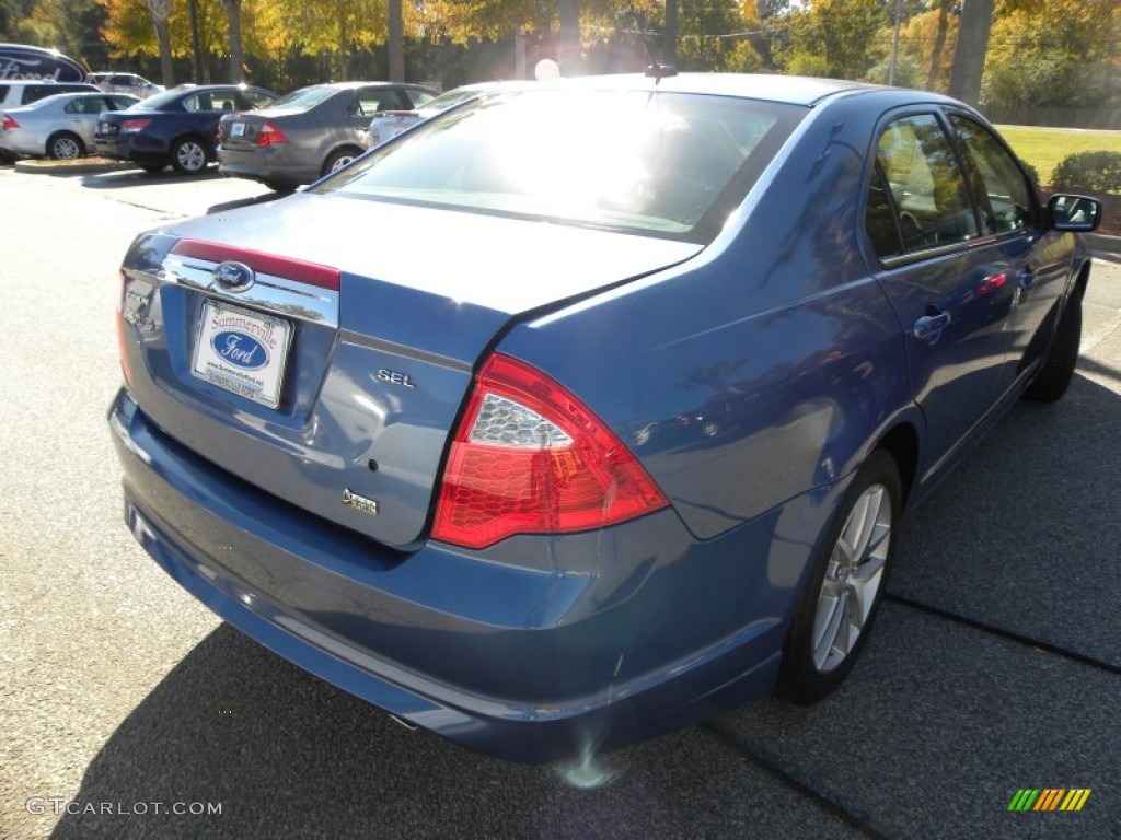 2010 Fusion SEL V6 - Sport Blue Metallic / Charcoal Black photo #13