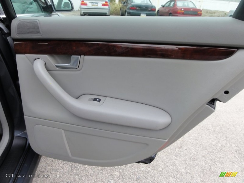 2005 Audi A4 3.0 quattro Avant Platinum Door Panel Photo #56422540