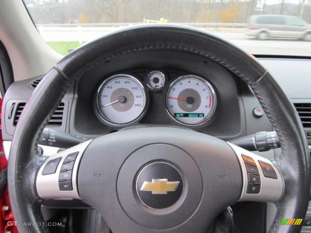 2007 Chevrolet Cobalt SS Coupe Ebony Steering Wheel Photo #56423365