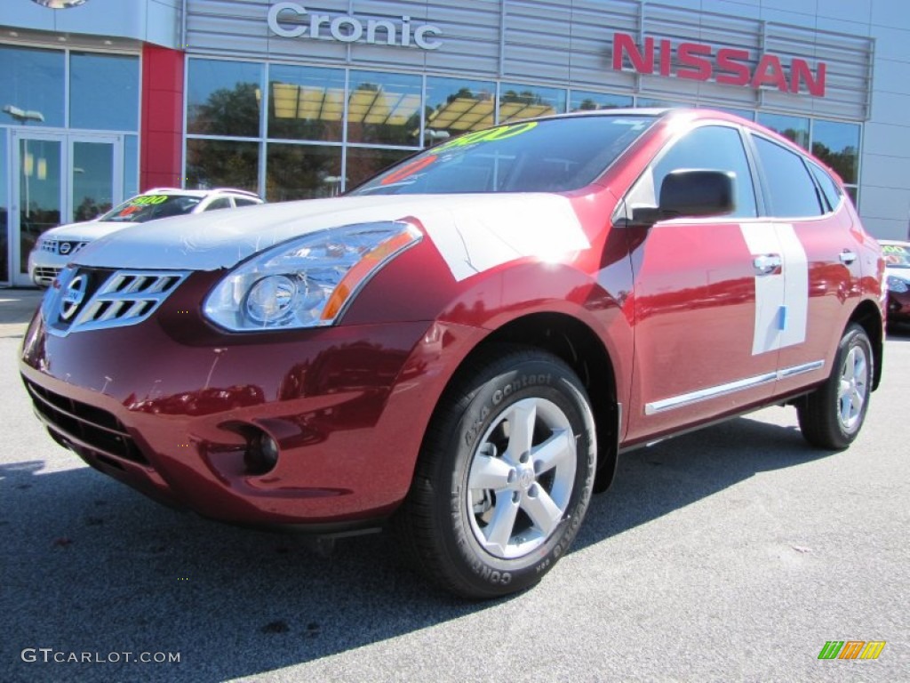2012 Rogue S Special Edition - Cayenne Red / Black photo #1