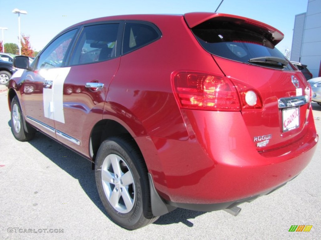2012 Rogue S Special Edition - Cayenne Red / Black photo #3