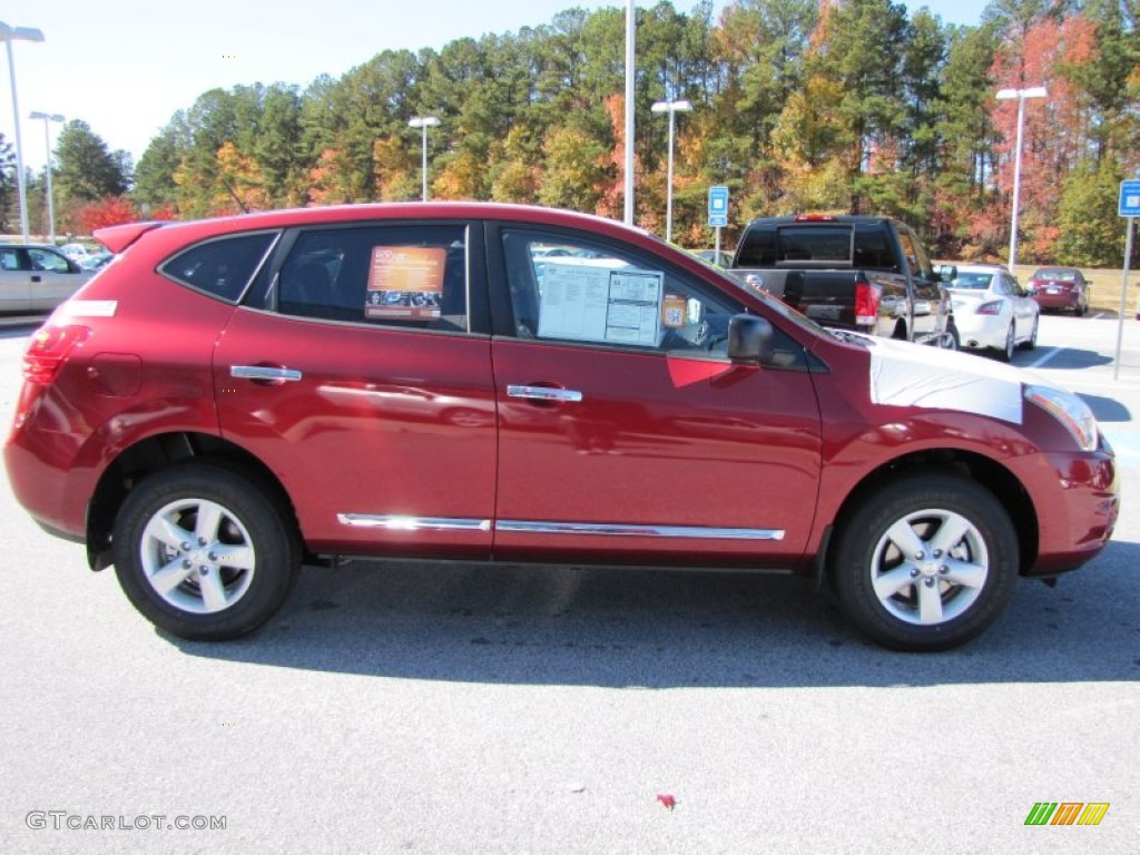 2012 Rogue S Special Edition - Cayenne Red / Black photo #7