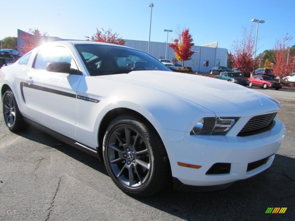 2011 Mustang V6 Mustang Club of America Edition Coupe - Performance White / Saddle photo #1