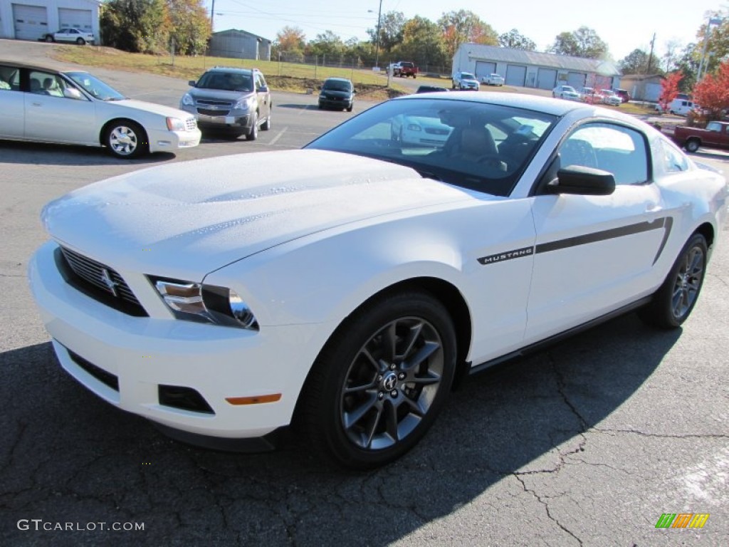 2011 Mustang V6 Mustang Club of America Edition Coupe - Performance White / Saddle photo #3