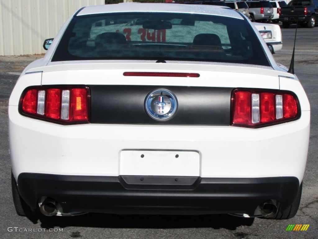 2011 Mustang V6 Mustang Club of America Edition Coupe - Performance White / Saddle photo #6