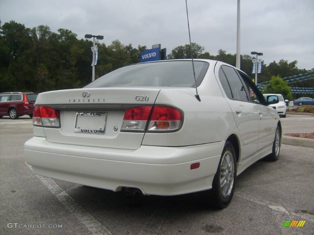 2000 G 20 Touring Sedan - Aspen White Pearl / Stone Beige photo #6