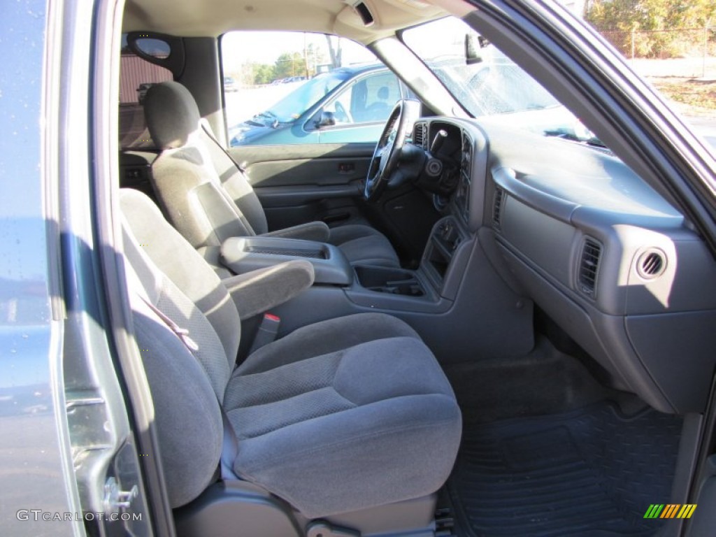 Dark Charcoal Interior 2006 Chevrolet Silverado 1500 LT Crew Cab 4x4 Photo #56425681
