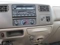 2002 Ford F550 Super Duty Medium Parchment Interior Controls Photo