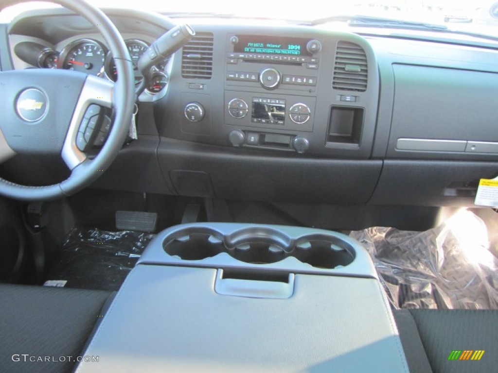 2012 Silverado 1500 LT Crew Cab 4x4 - Blue Granite Metallic / Ebony photo #15