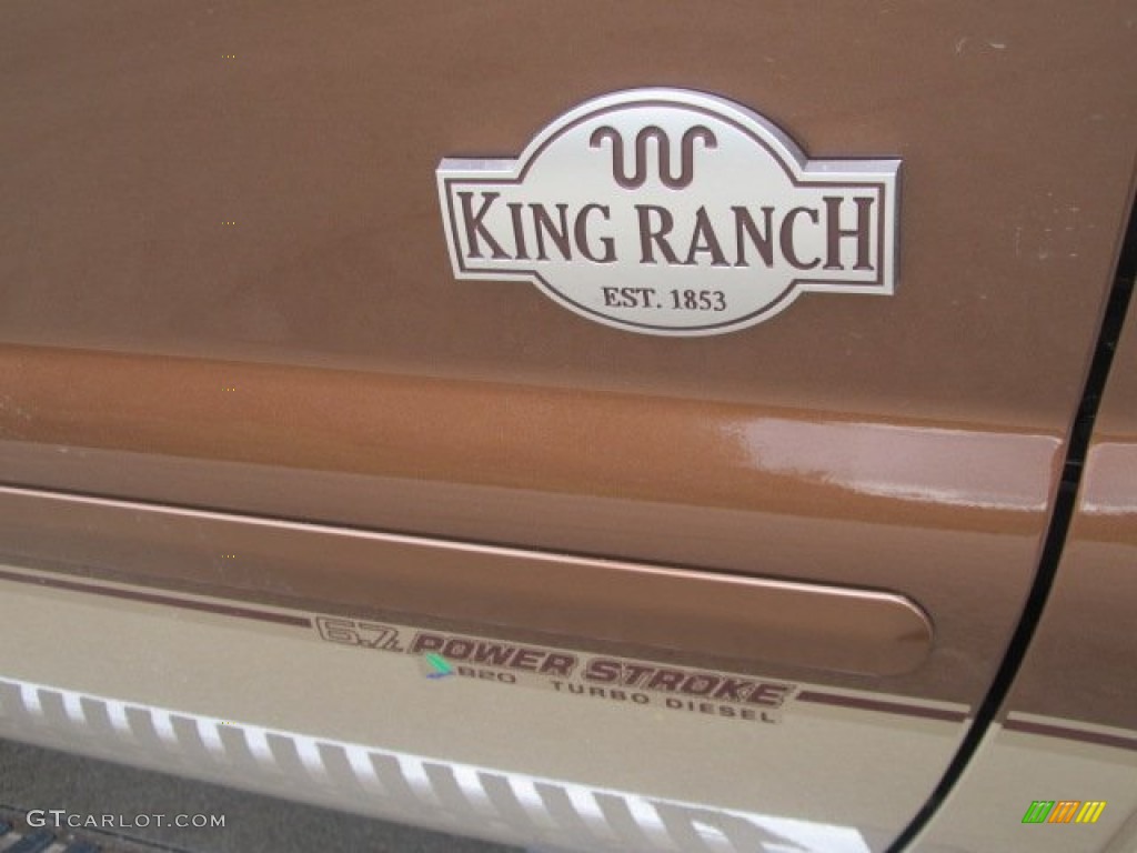 2012 F250 Super Duty King Ranch Crew Cab 4x4 - Golden Bronze Metallic / Chaparral Leather photo #6