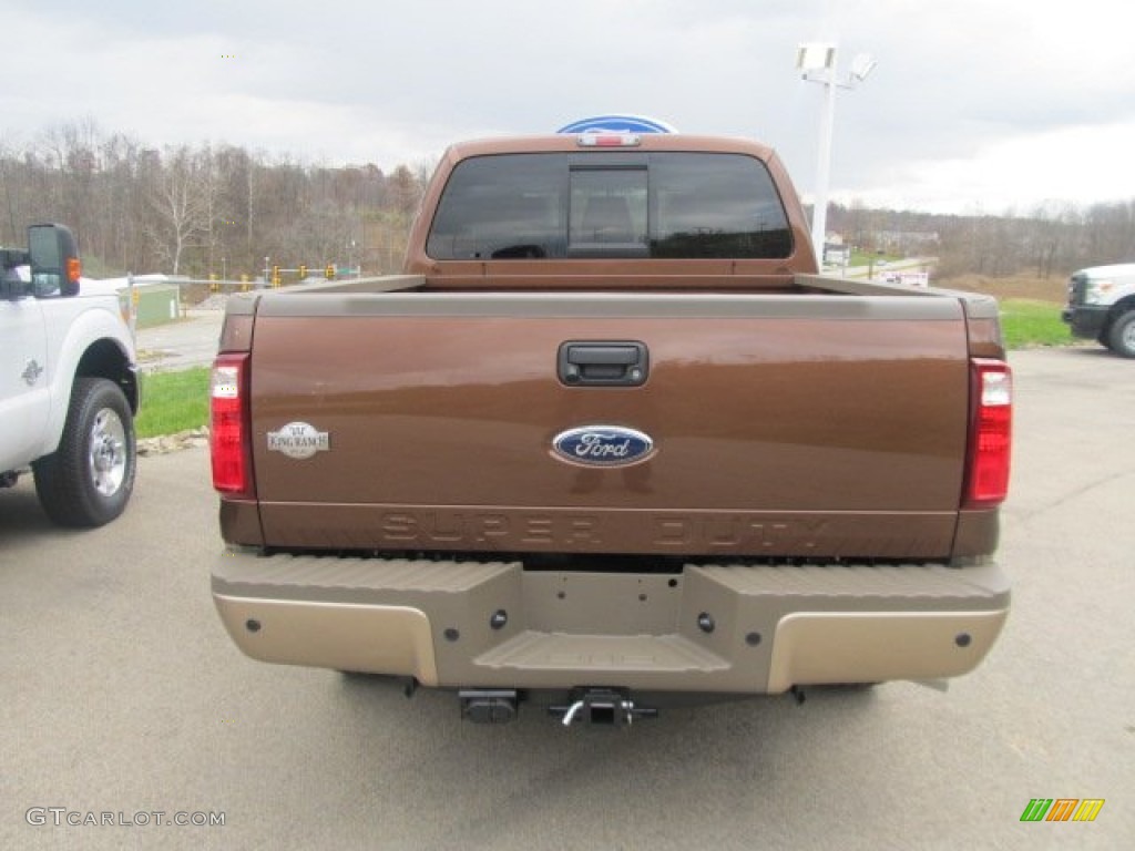 2012 F250 Super Duty King Ranch Crew Cab 4x4 - Golden Bronze Metallic / Chaparral Leather photo #11