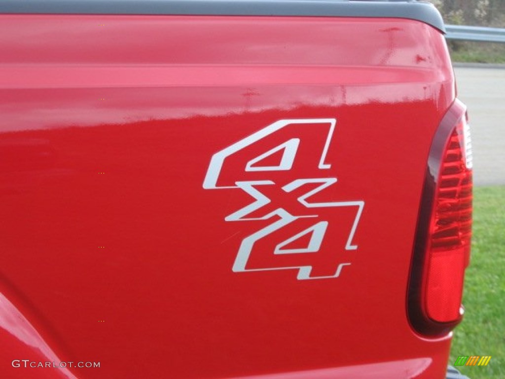 2012 F250 Super Duty XL Regular Cab 4x4 - Vermillion Red / Steel photo #6