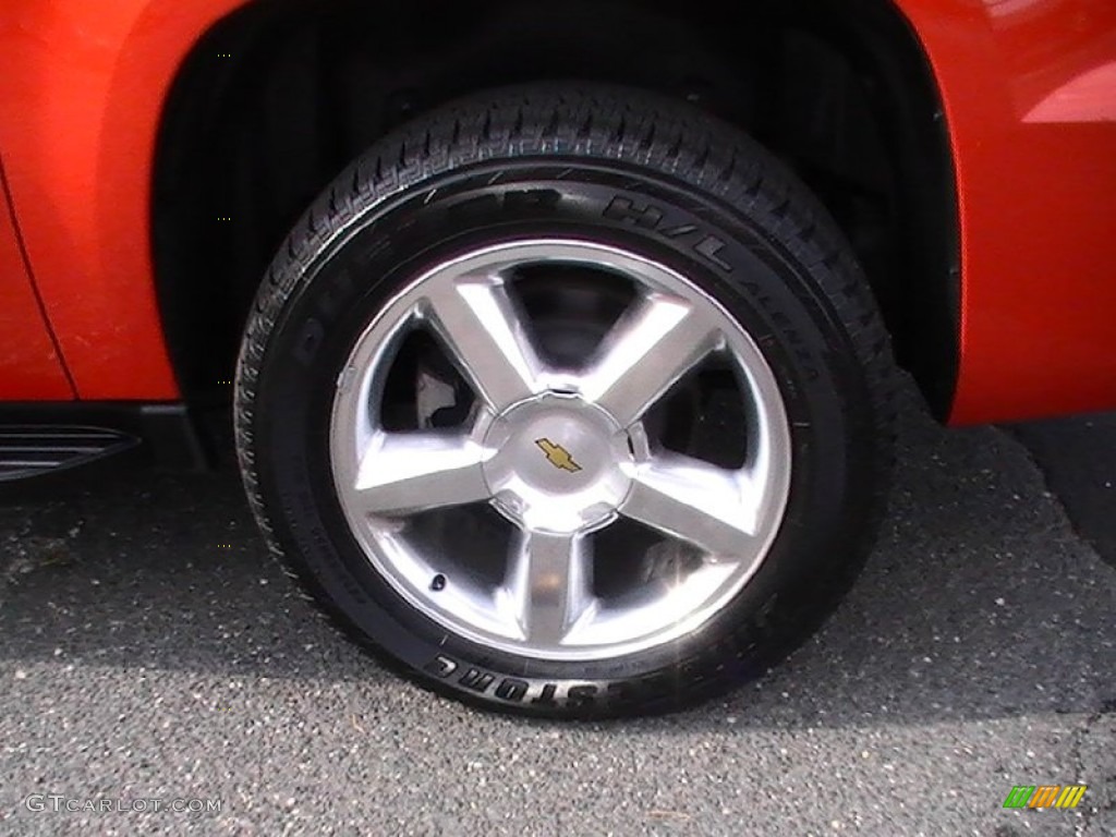 2011 Avalanche LTZ 4x4 - Inferno Orange Metallic / Ebony photo #8
