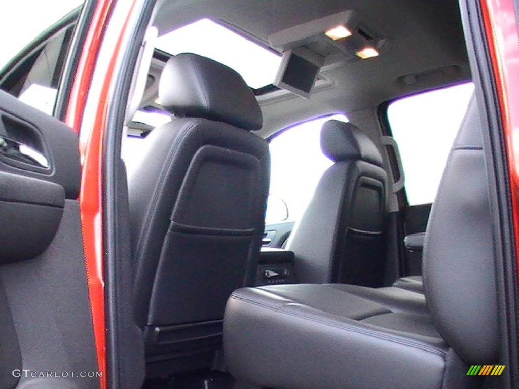 2011 Avalanche LTZ 4x4 - Inferno Orange Metallic / Ebony photo #11