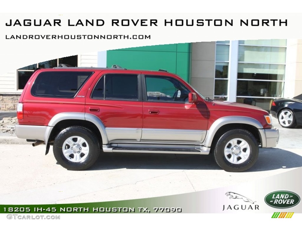 2001 4Runner Limited - Sunfire Red Pearl / Oak photo #1
