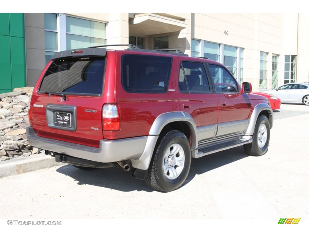 2001 4Runner Limited - Sunfire Red Pearl / Oak photo #3