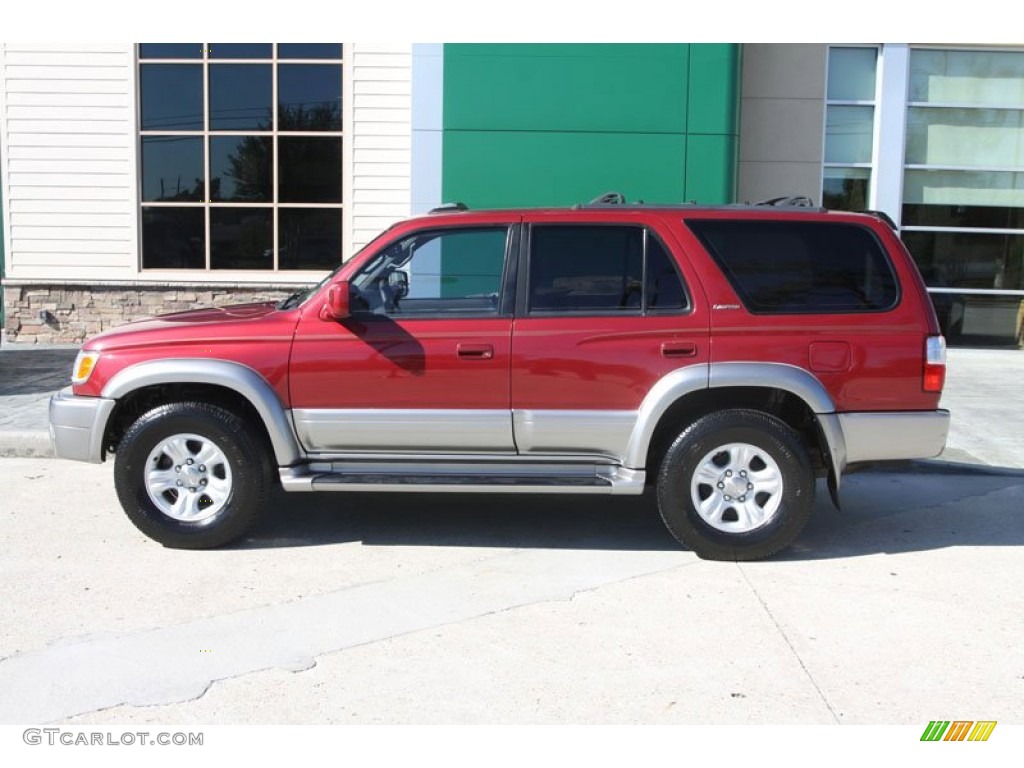 2001 4Runner Limited - Sunfire Red Pearl / Oak photo #7