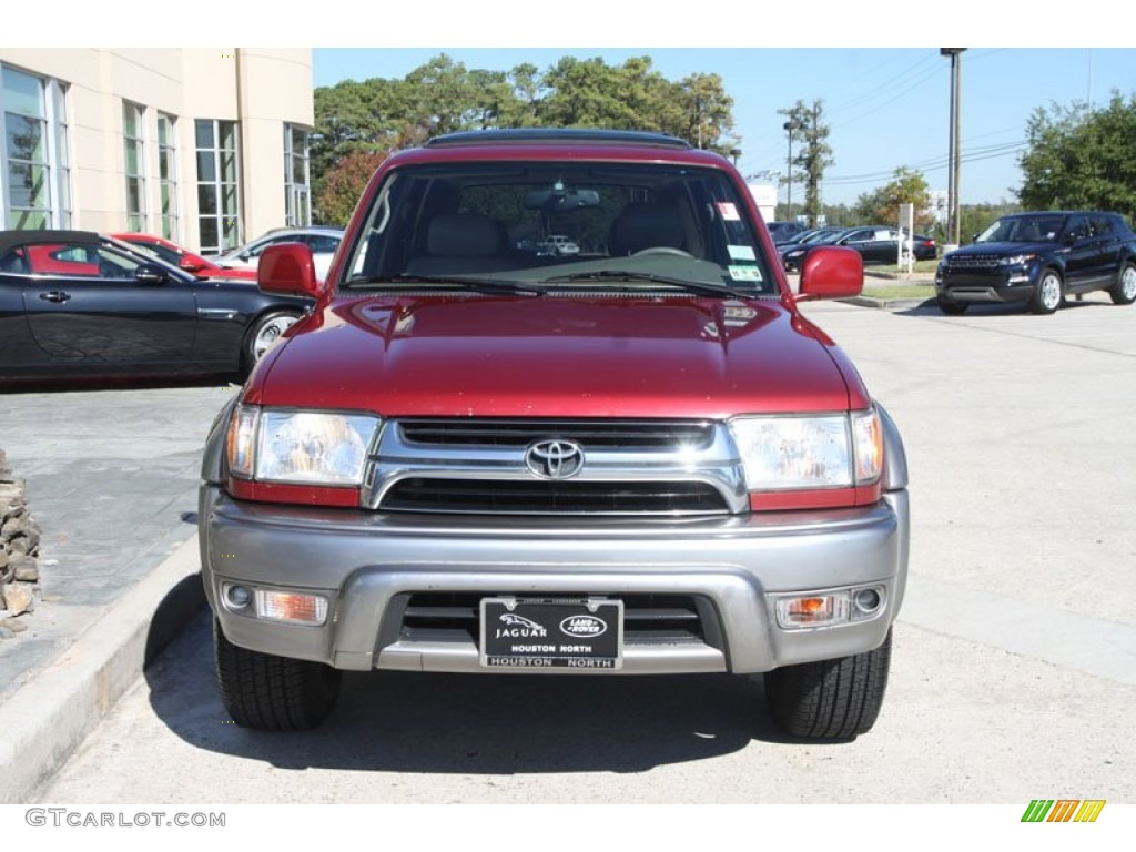 2001 4Runner Limited - Sunfire Red Pearl / Oak photo #11