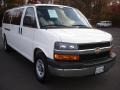 Summit White - Express LT 3500 Extended Passenger Van Photo No. 3