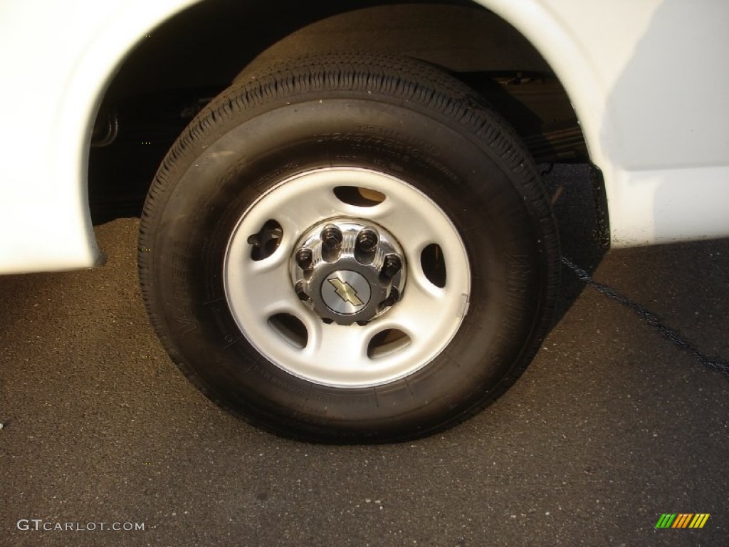 2011 Express LT 3500 Extended Passenger Van - Summit White / Medium Pewter photo #8