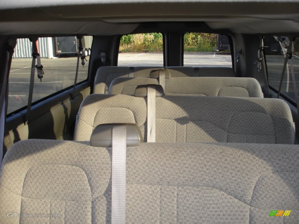 Medium Pewter Interior 2011 Chevrolet Express LT 3500 Extended Passenger Van Photo #56429422