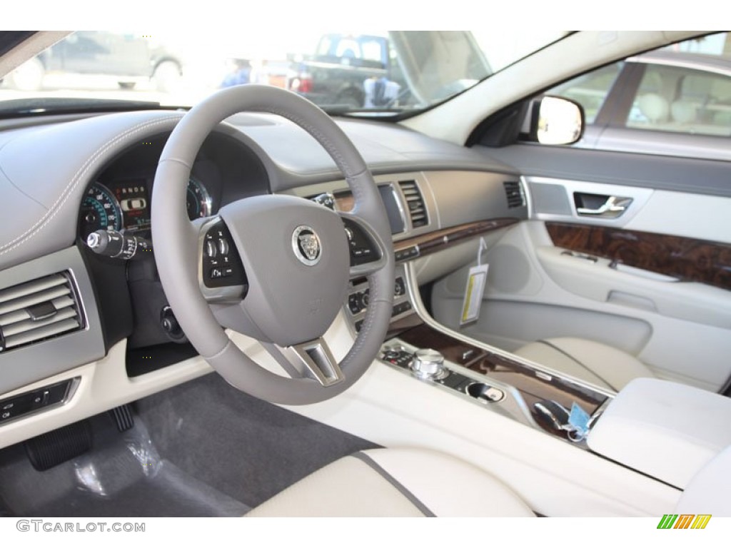 2012 Jaguar XF Portfolio Ivory/Oyster Dashboard Photo #56430595