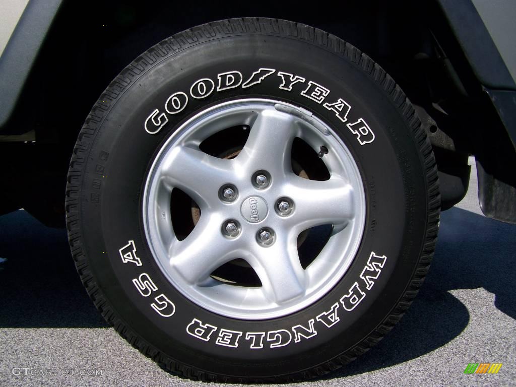 2004 Wrangler X 4x4 - Light Khaki Metallic / Dark Slate Gray photo #7