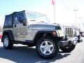 2004 Light Khaki Metallic Jeep Wrangler X 4x4  photo #8