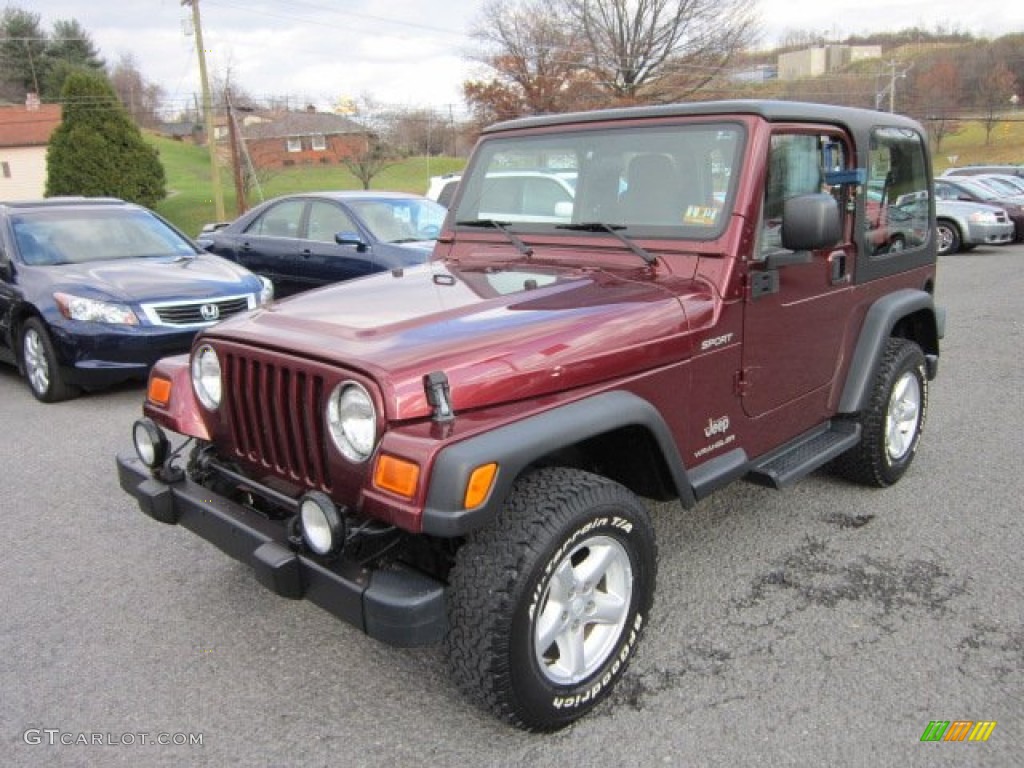 2004 Wrangler Sport 4x4 - Sienna Pearl / Dark Slate Gray photo #3
