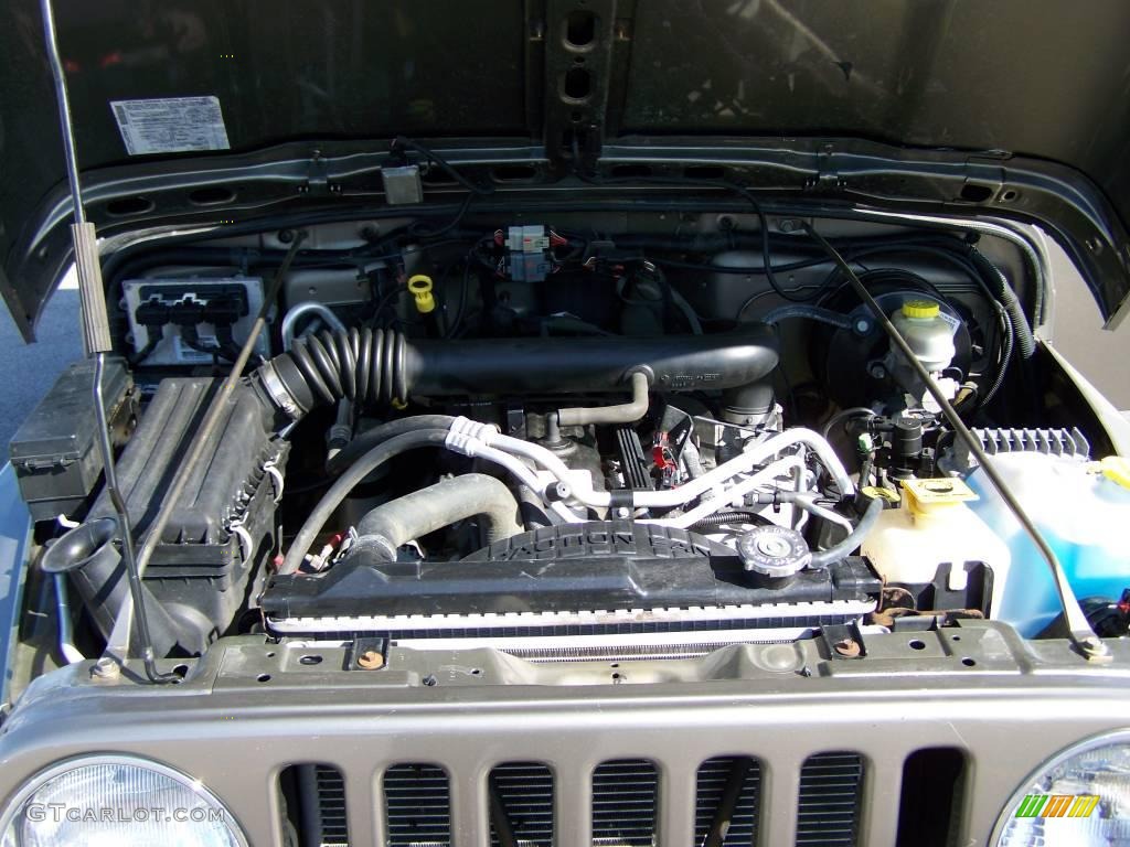 2004 Wrangler X 4x4 - Light Khaki Metallic / Dark Slate Gray photo #13