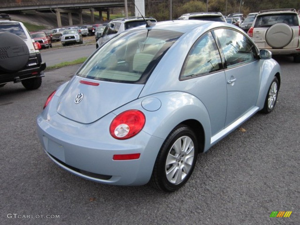 2010 New Beetle 2.5 Coupe - Heaven Blue Metallic / Cream photo #6