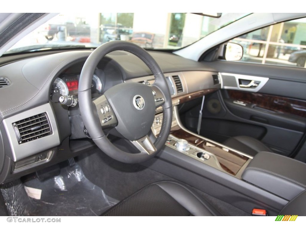 2011 Jaguar XF Premium Sport Sedan Warm Charcoal Dashboard Photo #56431318