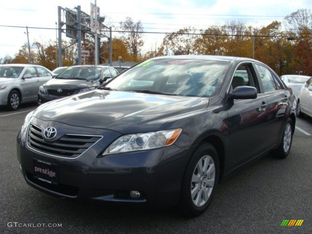 2008 Camry XLE - Magnetic Gray Metallic / Bisque photo #3