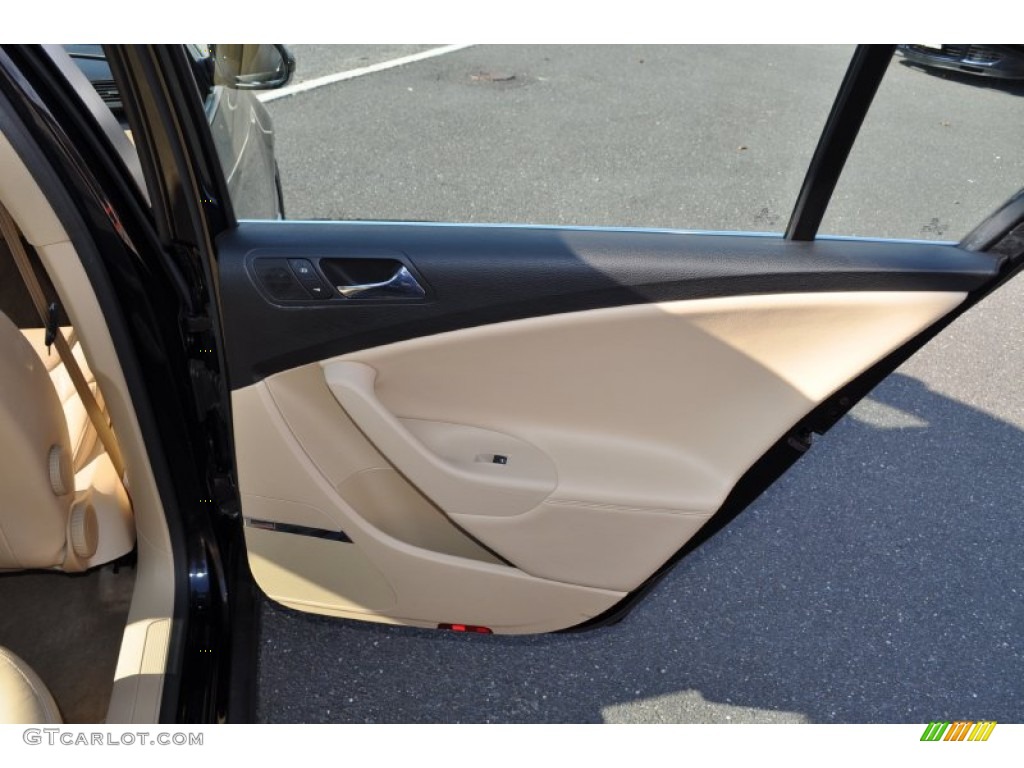 2006 Passat 2.0T Sedan - Deep Black / Latte Macchiato photo #23