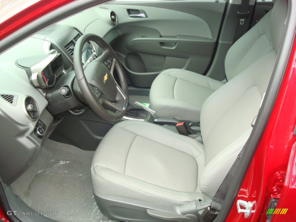 Dark Pewter/Dark Titanium Interior 2012 Chevrolet Sonic LTZ Hatch Photo #56432596