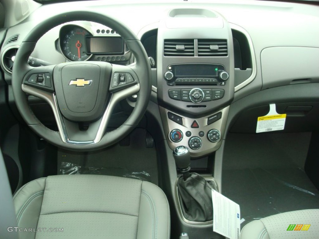 2012 Chevrolet Sonic LTZ Hatch Dark Pewter/Dark Titanium Dashboard Photo #56432611